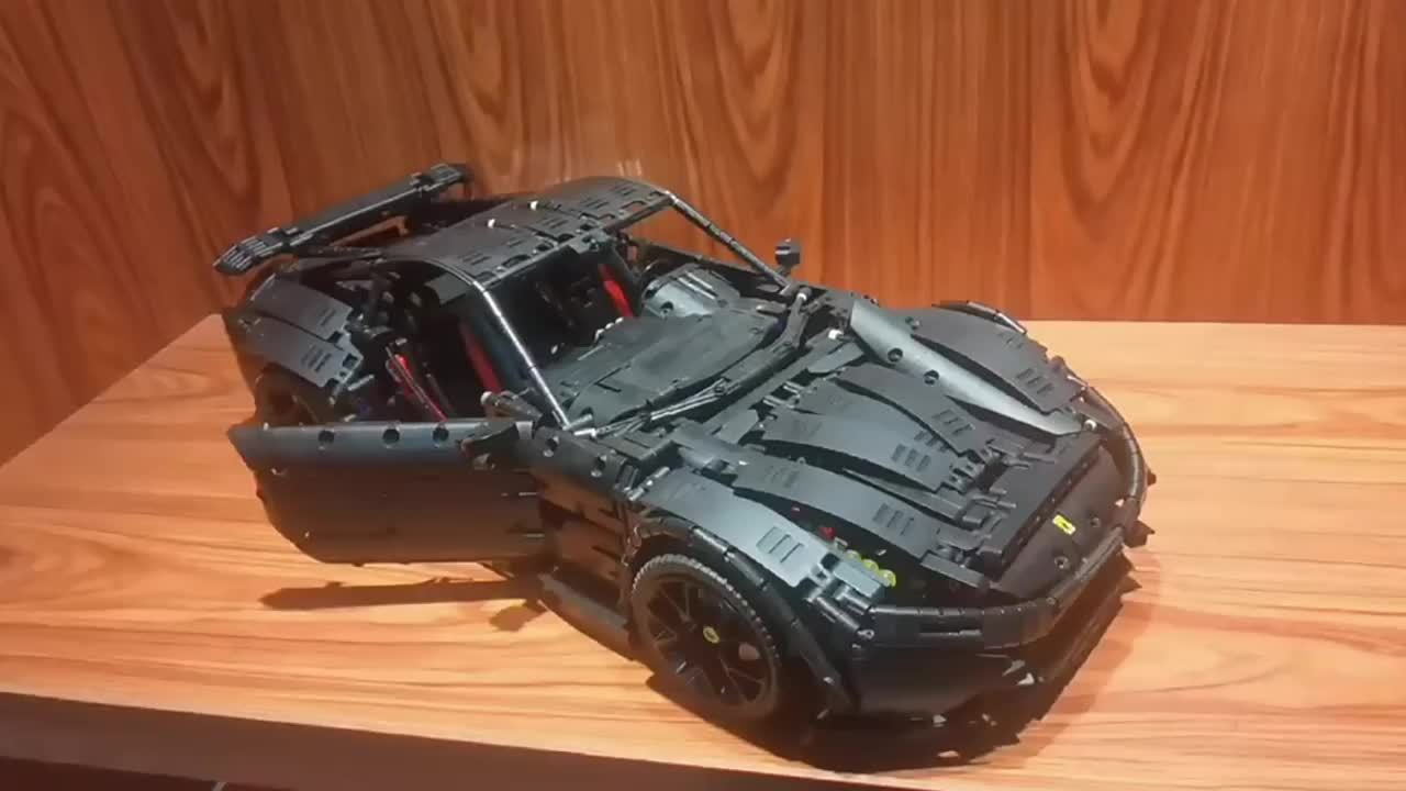 3097PCS Black Sports Car Building Blocks – Technic F12 Model Toy