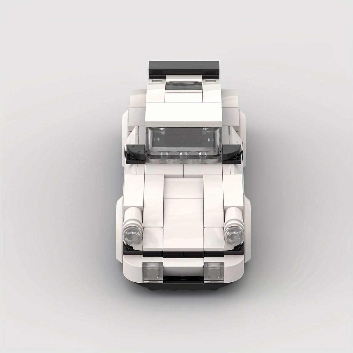 196pcs White City Racing Car Brick – Creative Educational Super Tech Toy