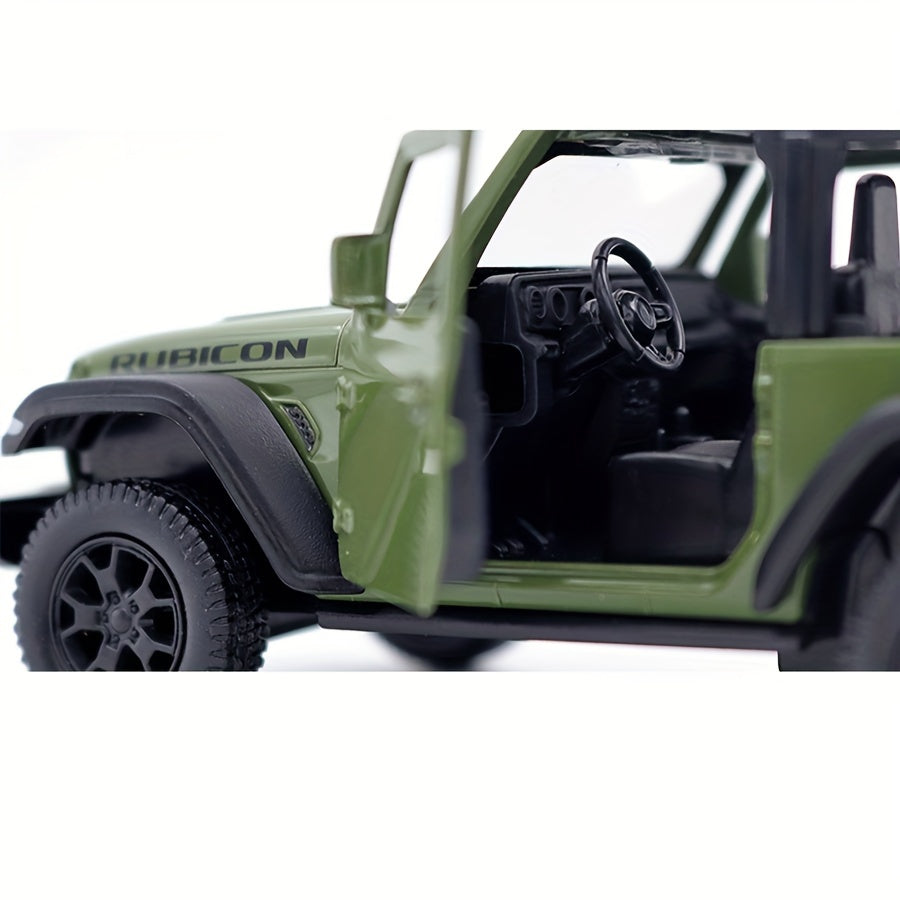 1:36 Golden Convertible Off-Road Vehicle Model – Pull-Back Toy Car Ornament