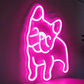 French Bulldog Neon Light – Pink Puppy USB LED Wall Decor Sign