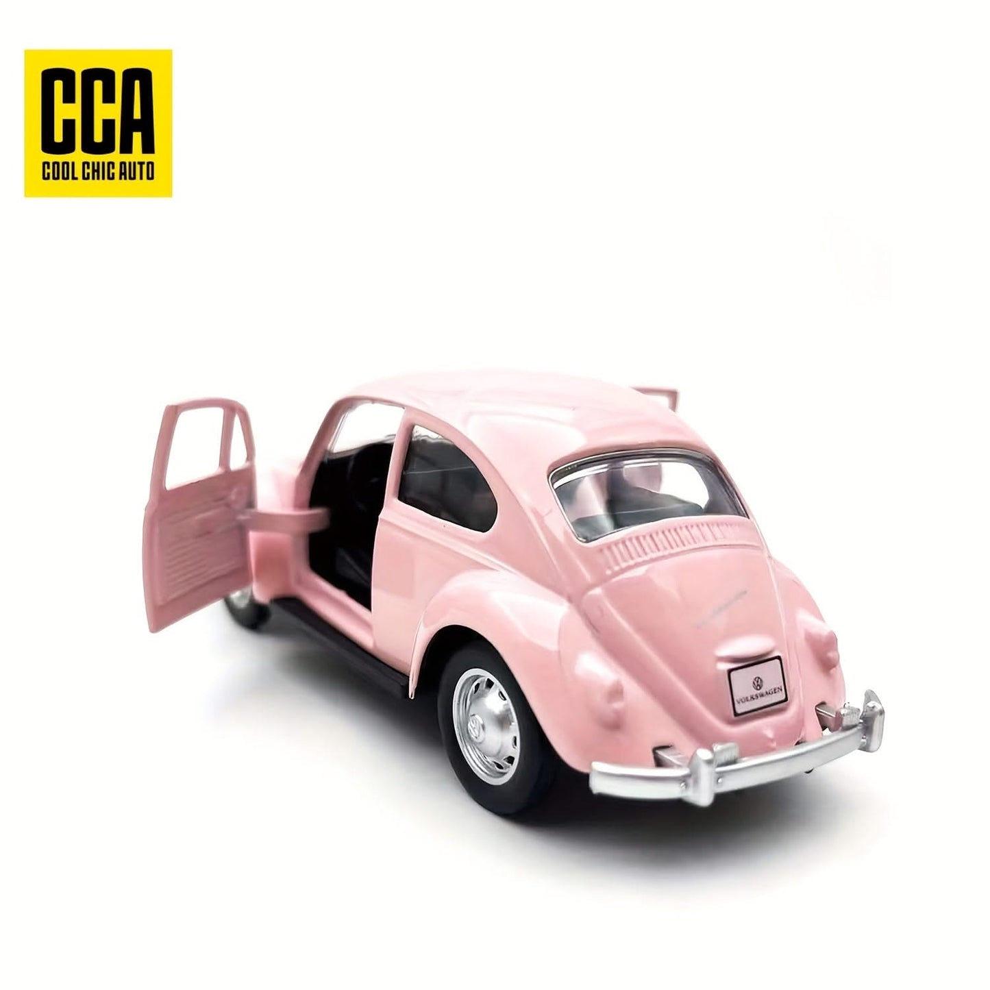 1:36 Pink Volkswagen Beetle Metal Car Model – Collectible Gift Toy