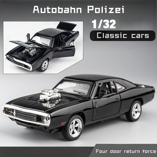 1:32 Classic Alloy Sports Car Model – Pull Back Die-Cast Toy for Kids