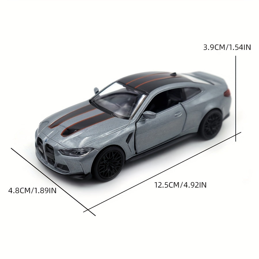 RMZ City 1:36 Scale BMW M4 CSL – Die-Cast Toy Car with Pull-Back Action
