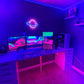 Planet Neon Sign Light – Pink or White USB and Battery LED Wall Decor