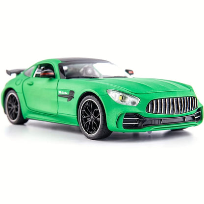 1:24 Green Demon GTR – Auto aus Legierung mit Rückziehfunktion, Sound und Lichtern