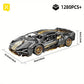 Black & Golden Racing Car – Technology Building Blocks Sports Car Model