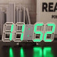 1 St. 3D-LED-Digitaluhr, LED-Schlafzimmeruhr für die Heimdekoration
