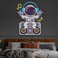 Personalized Astronaut Neon Sign – Custom LED Wall Art for Bedroom or Events