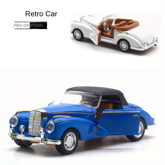 1:36 Retro Alloy Car Model – Classic Toy Car for Halloween & Christmas Gifts