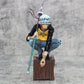 Trafalgar Law PVC Statue - One Piece Sammelfigur, kauernde Pose