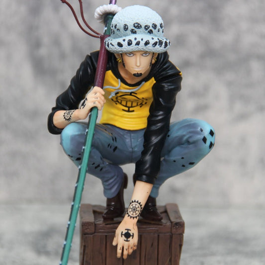 Trafalgar Law PVC Statue - One Piece Crouching Pose Collectible
