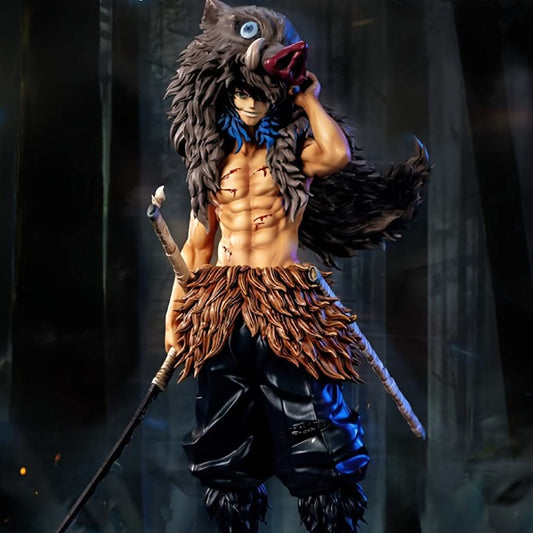 Demon Slayer Boar Head Warrior PVC Statue - Collectible Anime Figure