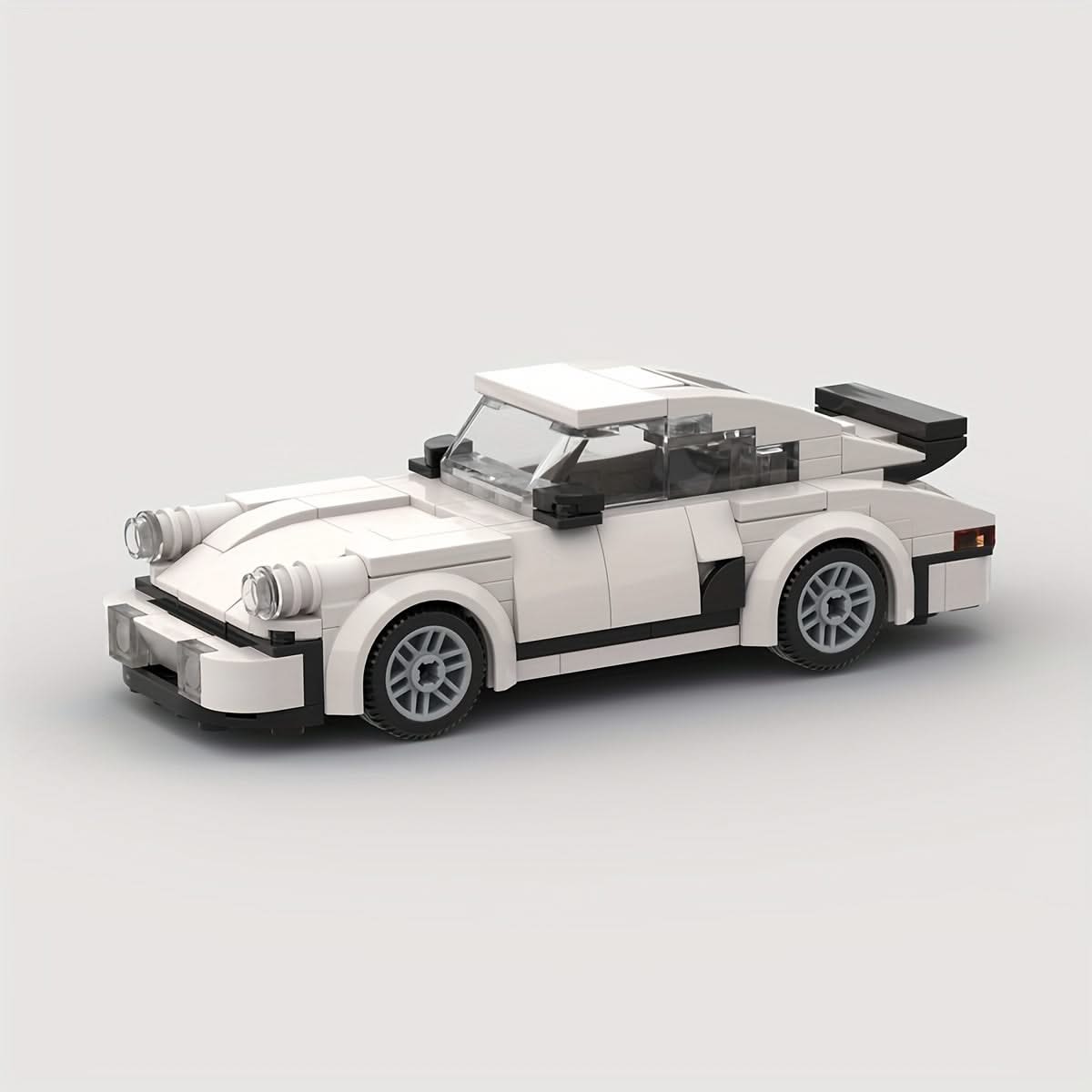 196pcs White City Racing Car Brick – Creative Educational Super Tech Toy