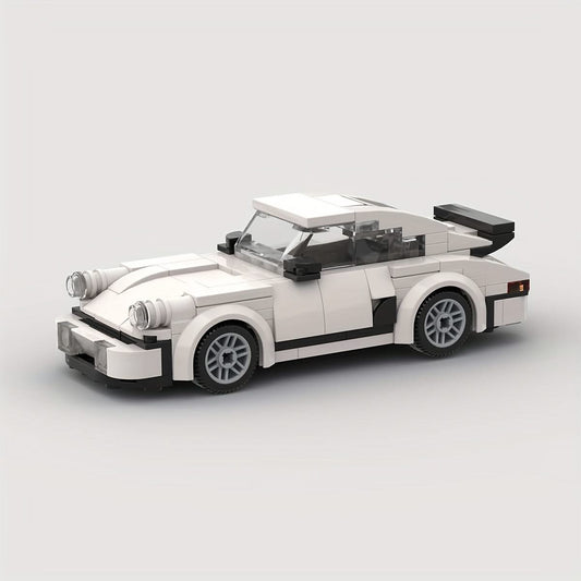 196pcs White City Racing Car Brick – Creative Educational Super Tech Toy