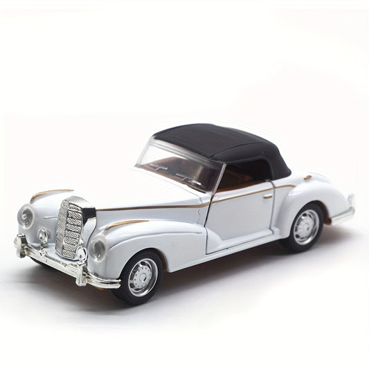 1:32 Alloy Vintage Benz Car Model – Die-Cast Toy with Return Car Mold