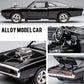 1:32 Alloy Black Toy Car Model – Sound & Light Effects