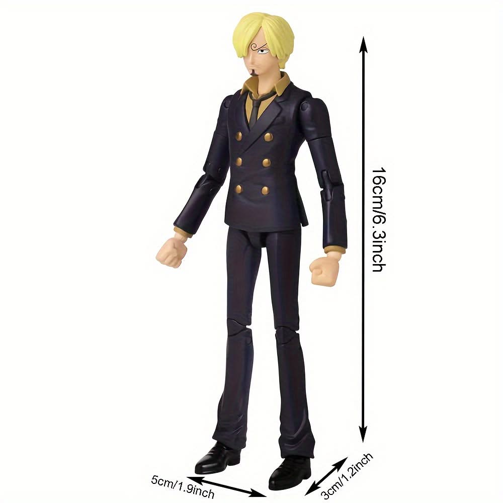 BANDAI One Piece Sanji Anime Figure - Movable Doll Model for Fans