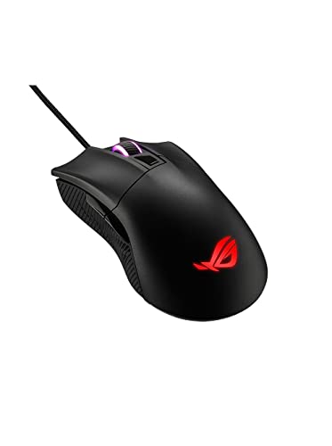 ASUS ROG Gladius II Core Wired Gaming Mouse, 6200 DPI, Aura Sync