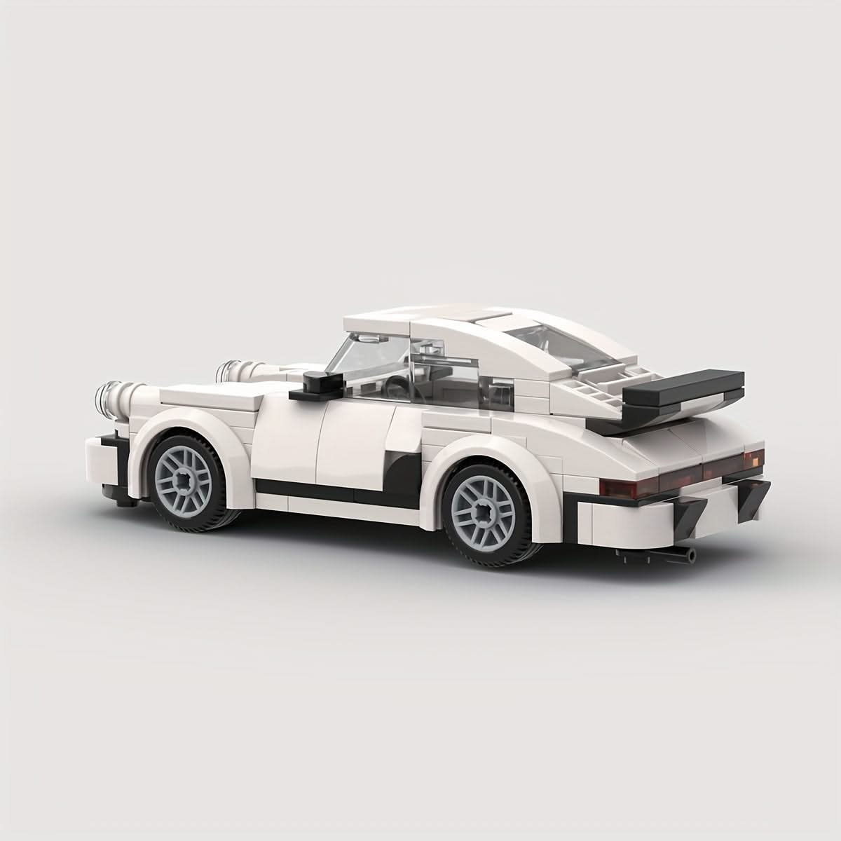 196pcs White City Racing Car Brick – Creative Educational Super Tech Toy