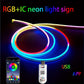 RGBIC Neon Strip Light – Music-Sync DIY LED Lights for TV & Room Decor