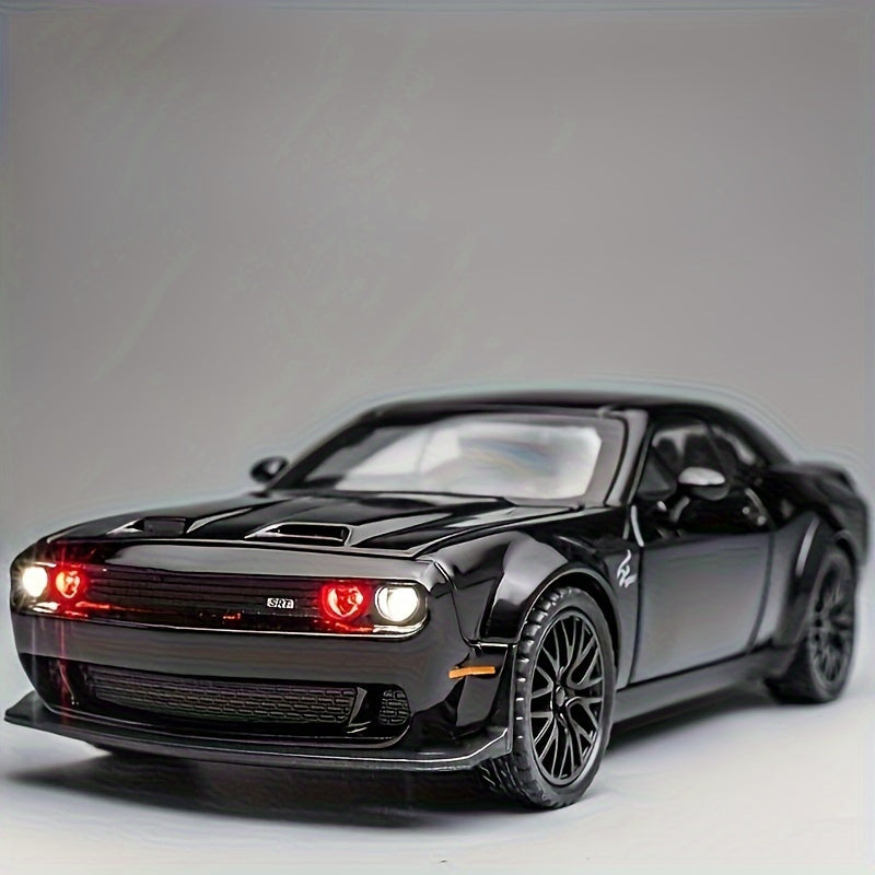 Metal Die-Cast Sports Car 1:24 - Sound & Light Effects Collectible Gift