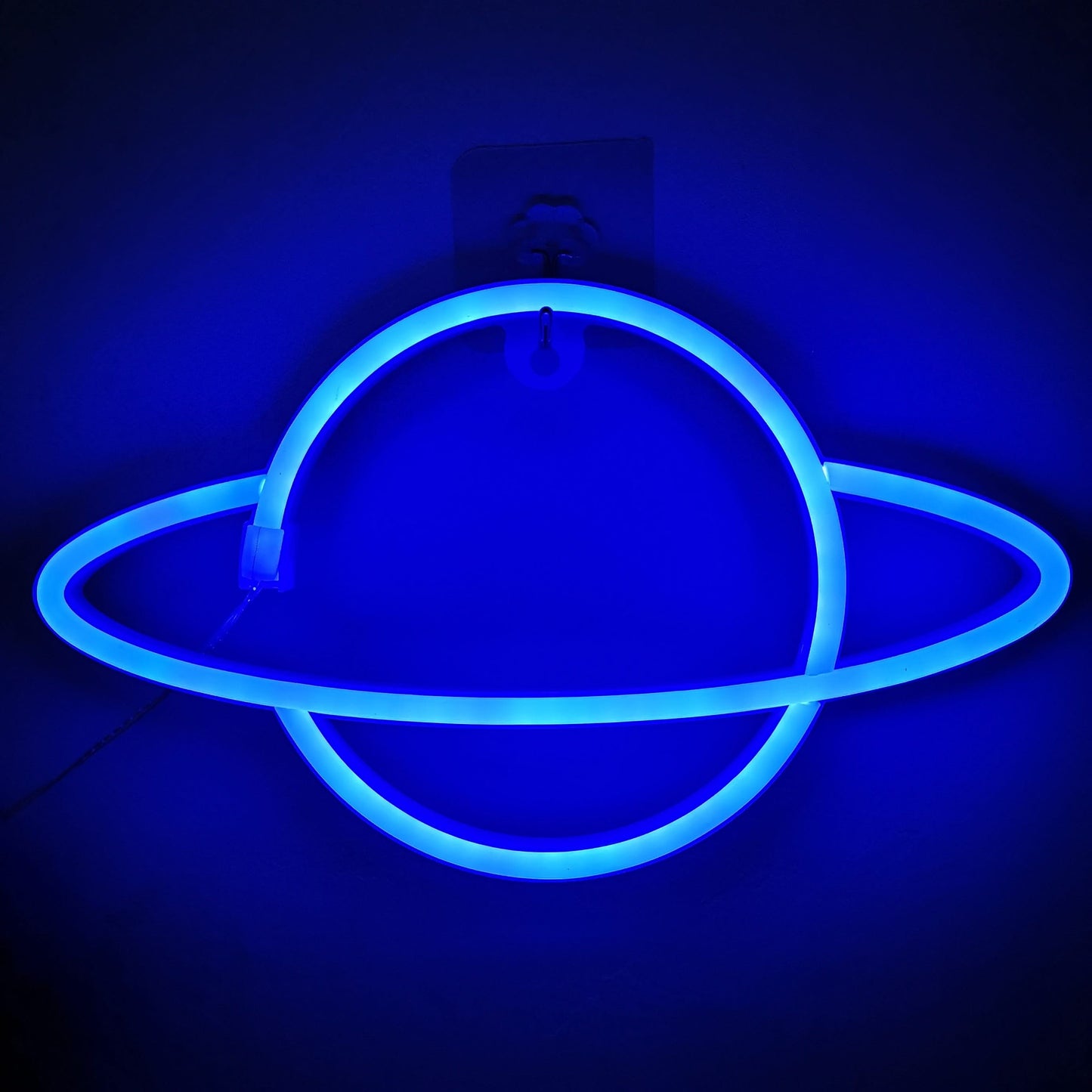 Planet Neon Sign Light – Pink or White USB and Battery LED Wall Decor