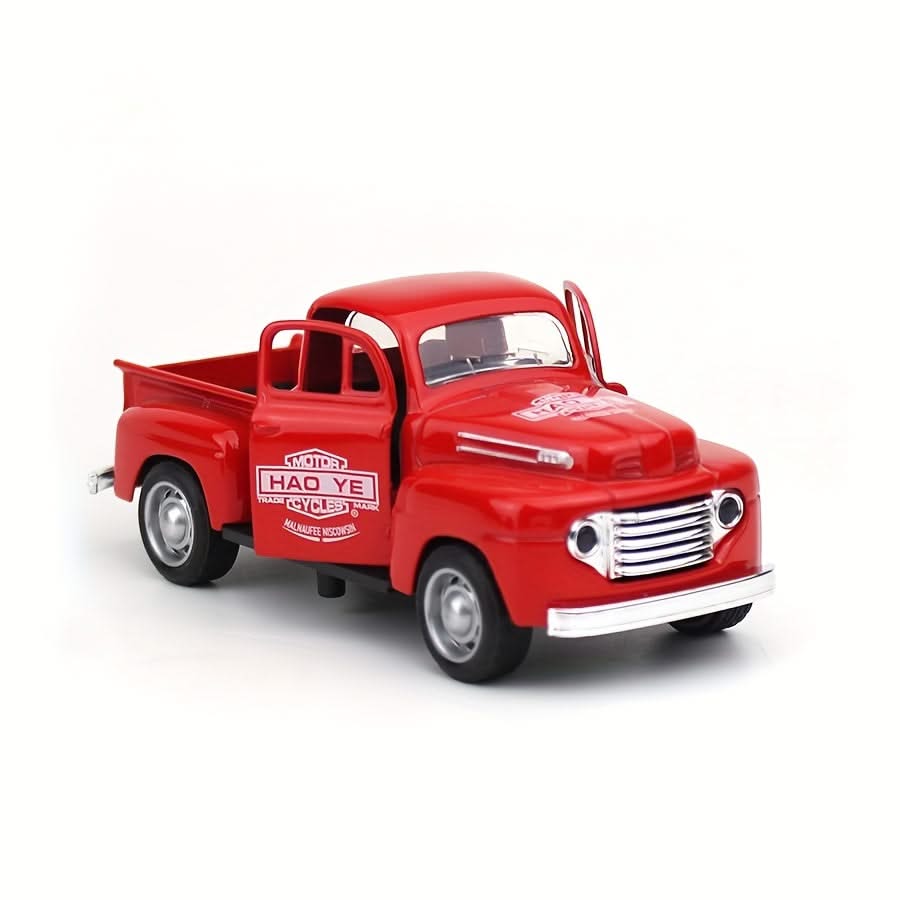 1:32 Alloy Graffiti Pickup Car Model – Die-Cast Toy with Openable Doors