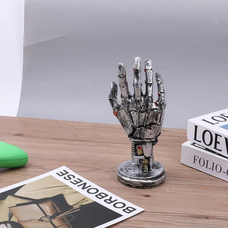 Cyberpunk 3D Printed Game Controller Stand – Sci-Fi Desktop Organizer