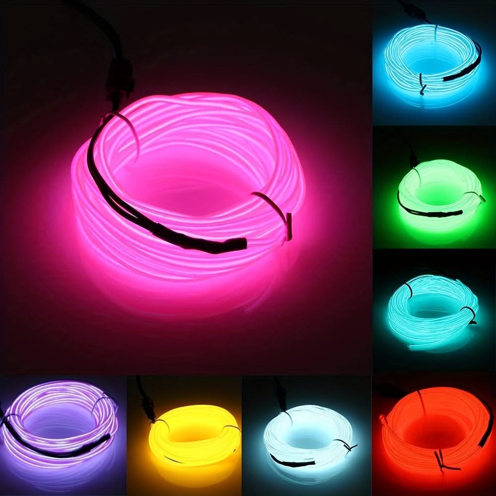5m Flexible Neon EL Wire for Party and Holiday Decoration