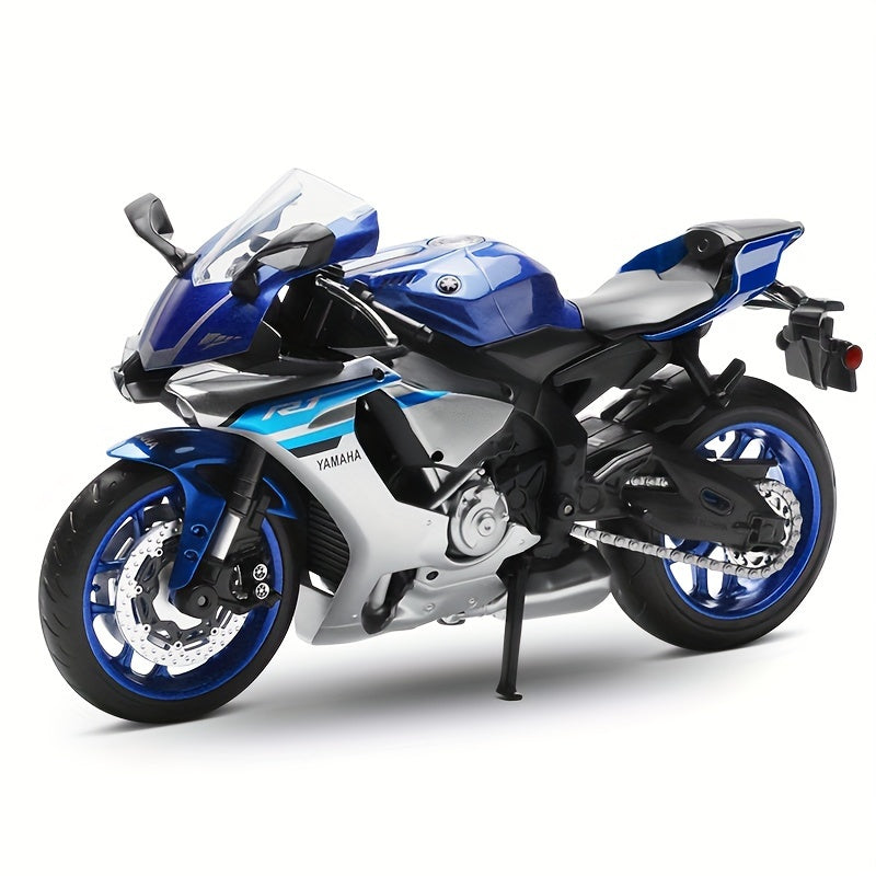 1:12 Scale Alloy Yamaha YZF-R1 Motorcycle Toy for Kids - Pull-Back Model, Gift for Boys
