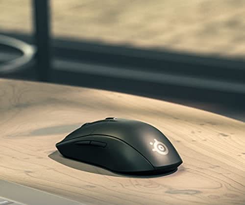 SteelSeries Rival 3 Wireless Gaming Mouse, 400+ Hours, Dual Wireless, Black