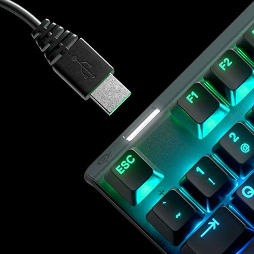 SteelSeries Apex 7 Clavier Méca AZERTY, Écran OLED, Switchs Rouges