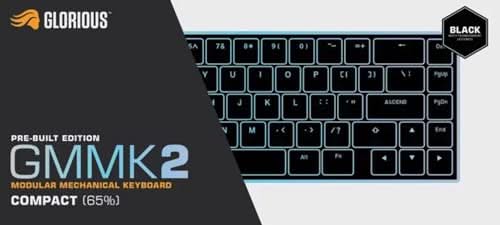 Glorious GMMK 2 Compact (65%) Clavier Méca AZERTY, RGB, Aluminium