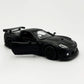 MAKEDA Corvette C6-R Schwarz Legierung Spielzeugauto mit Rückzugfunktion – Tür zum Öffnen, Geschenk