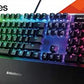 SteelSeries Apex 7 Mechanische Tastatur AZERTY, OLED-Display, rote Switches
