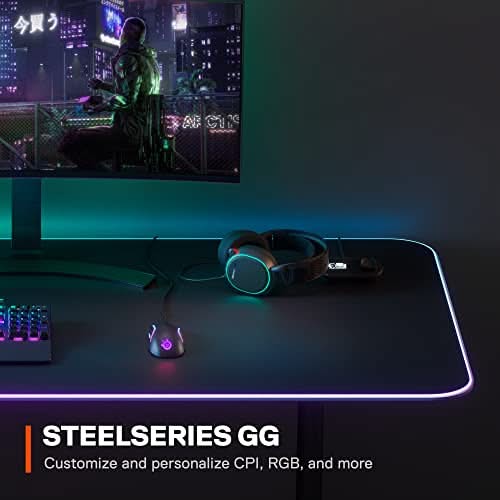 SteelSeries Rival 5 Gaming Mouse, 18K CPI, 9 Buttons, 85g, Black