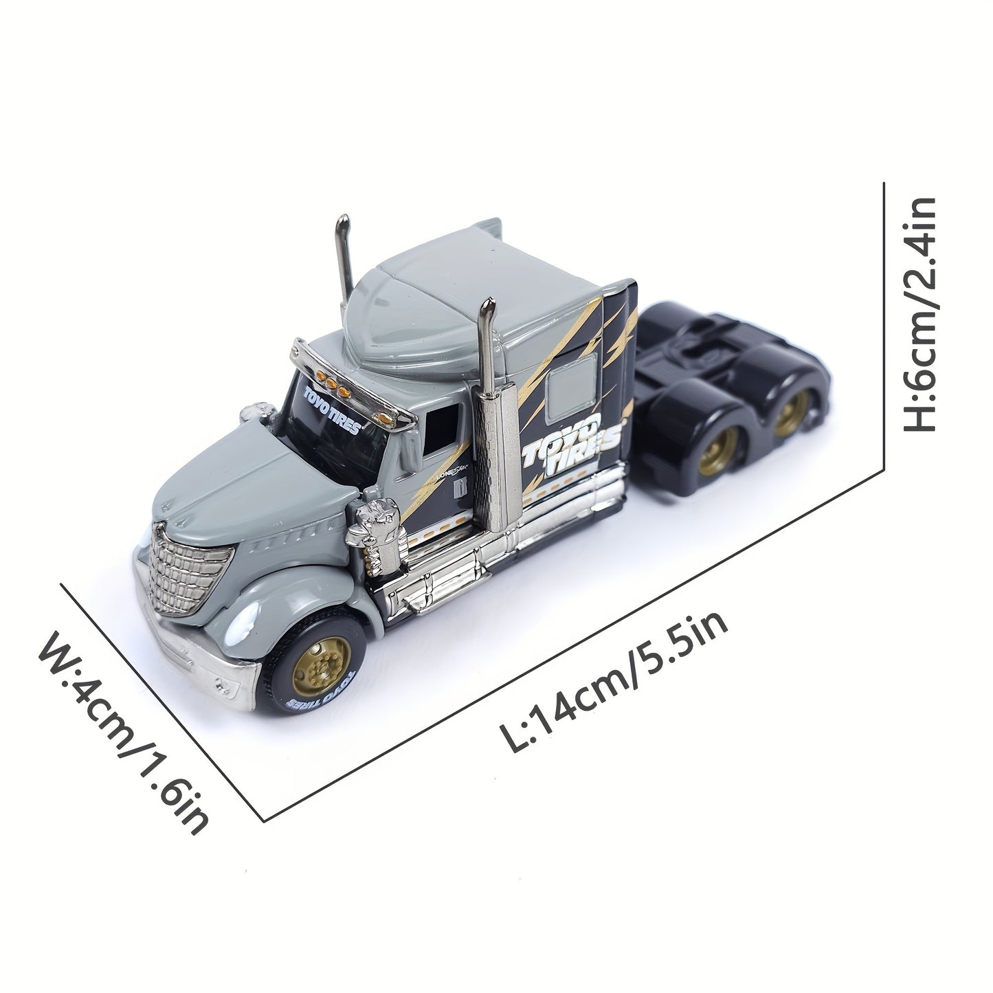 RISOPEN Alloy Die-Cast 1/64 - International Lonestar Semi Truck