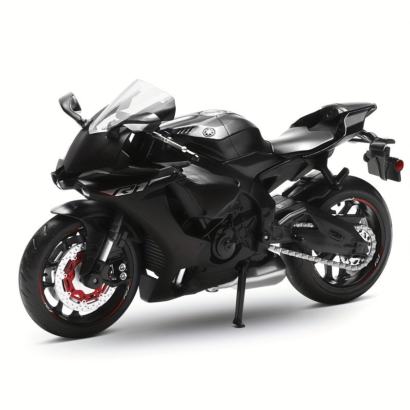 1:12 Scale Alloy Yamaha YZF-R1 Motorcycle Toy for Kids - Pull-Back Model, Gift for Boys