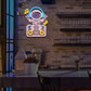 Personalized Astronaut Neon Sign – Custom LED Wall Art for Bedroom or Events