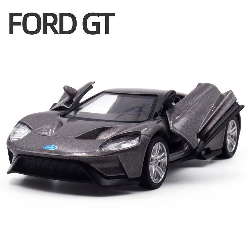 Ford GT Pull-Back Metal Car Model – MAKEDA Collectible Toy Gift