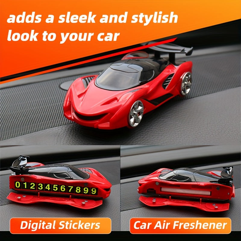 Car Phone Holder Stand – Fast Car Design with Navigation Mount & Aromatherapy
