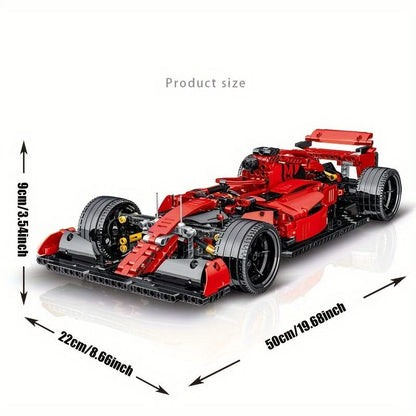 1200 Teile Formel-Auto-Modell-Bausteine-Set – Rennsport-Supersportwagen-Spielzeug