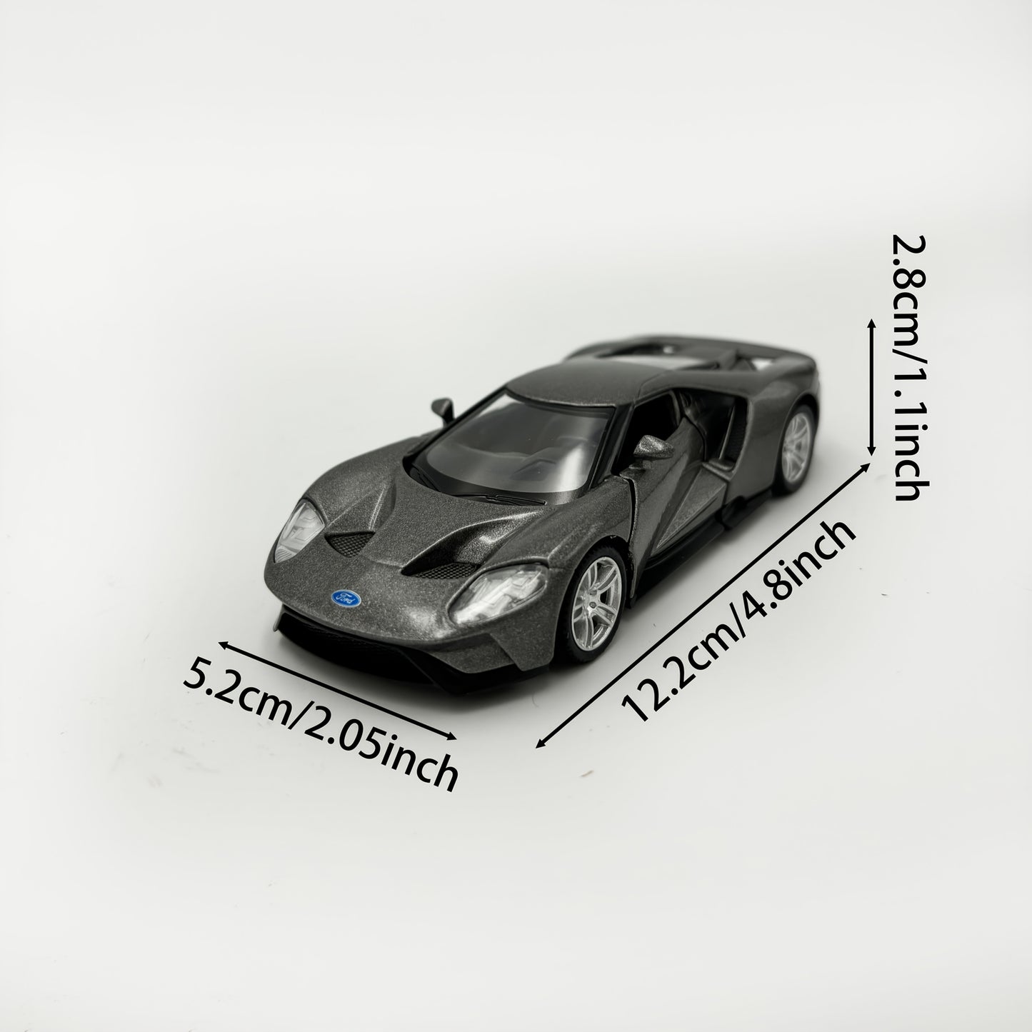 Ford GT Pull-Back Metal Car Model – MAKEDA Collectible Toy Gift