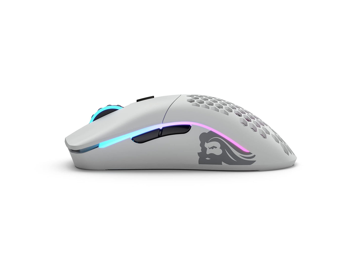 Glorious Model O Wireless Gaming Mouse, 69g, RGB, 71h Battery, White