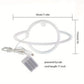 Planet Neon Sign Light – Pink or White USB and Battery LED Wall Decor