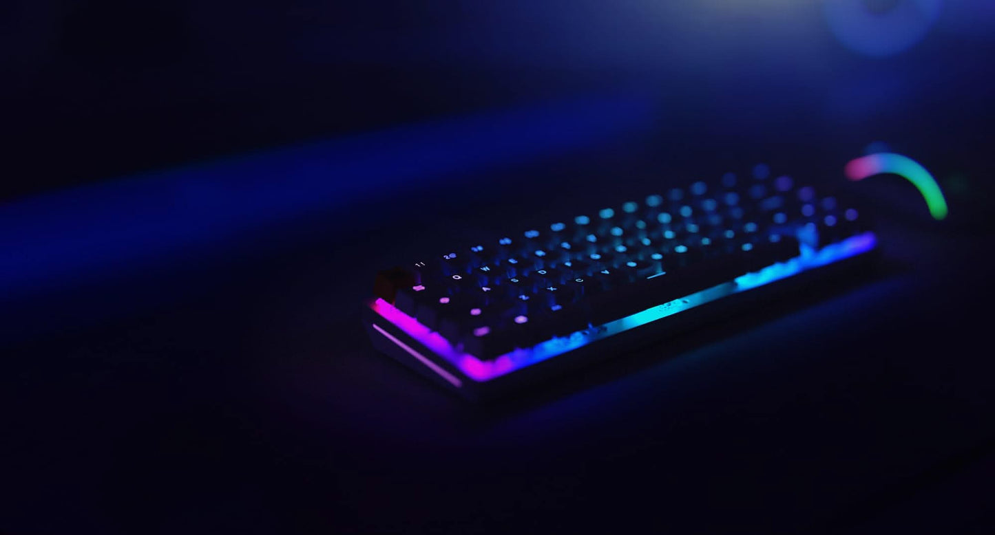Glorious GMMK 2 Compact (65%) Clavier Méca AZERTY, RGB, Aluminium