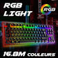 G-Lab Keyz Carbon Ex Mechanische Tastatur – RGB, Anti-Ghosting, Multi-Device