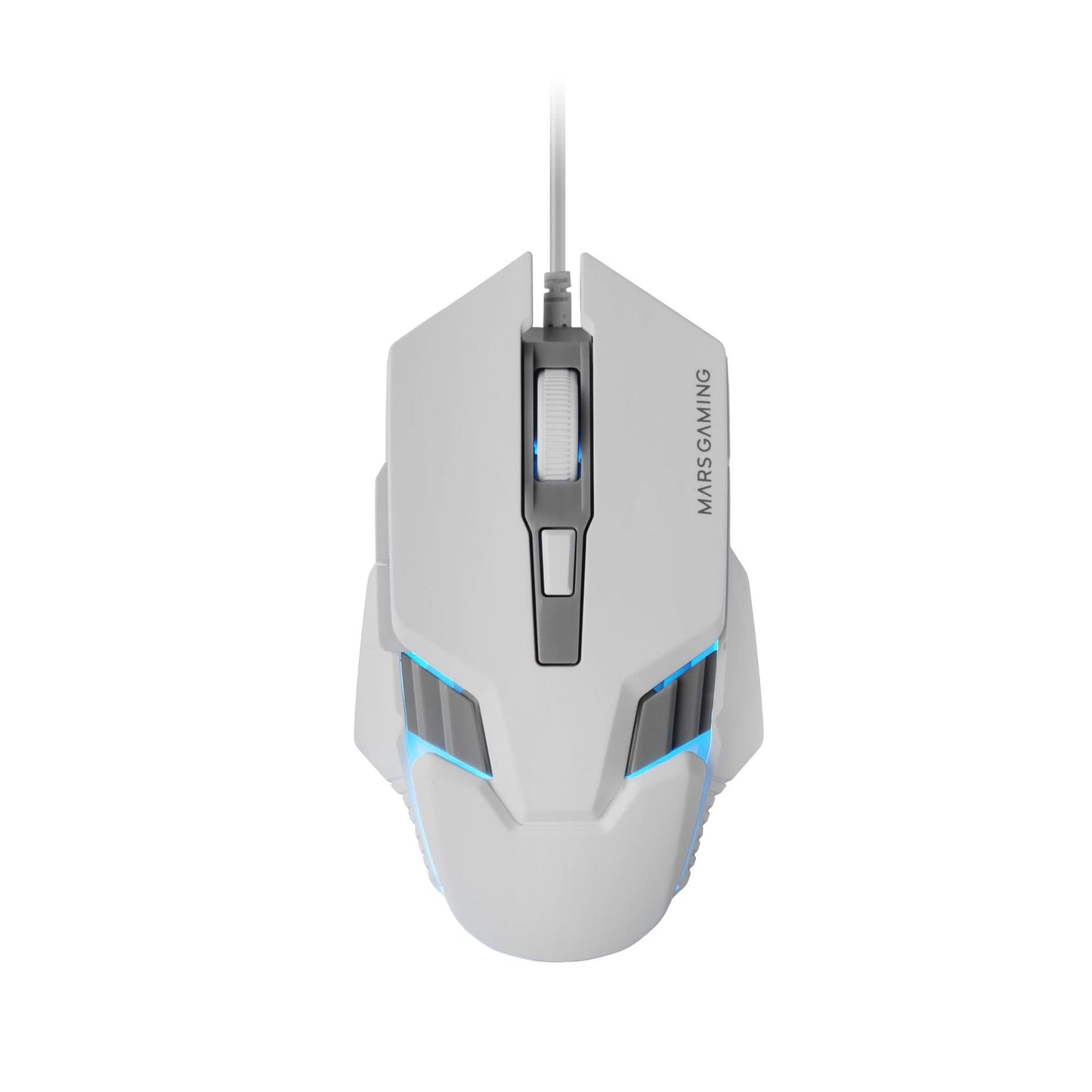 Mars Gaming MM024 RGB Gaming Mouse, 4000 DPI, Huano Switches, White
