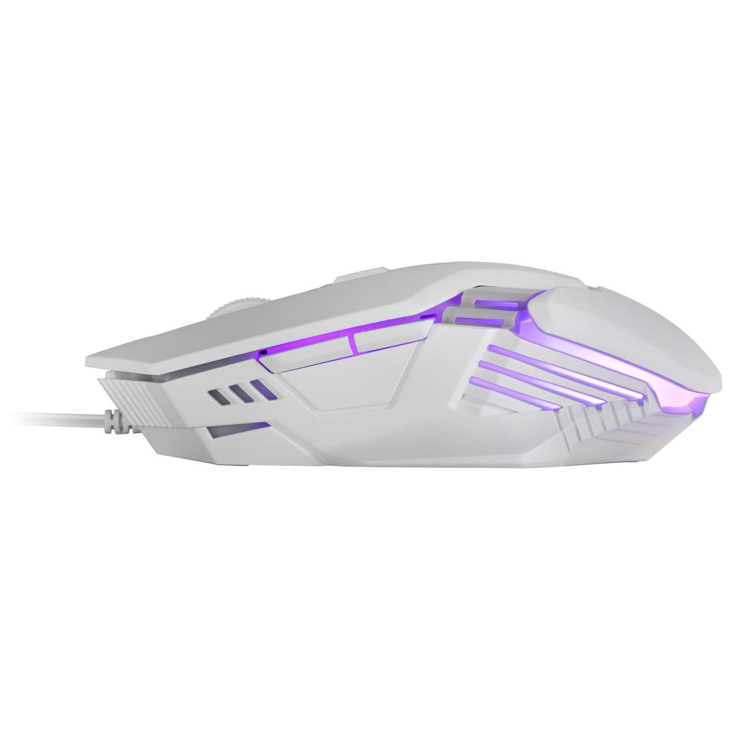 Mars Gaming MM024 RGB Gaming Mouse, 4000 DPI, Huano Switches, White