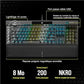 Corsair K100 RGB Gaming-Tastatur – OPX-Switches, AZERTY, PBT-Tasten, Stream Deck